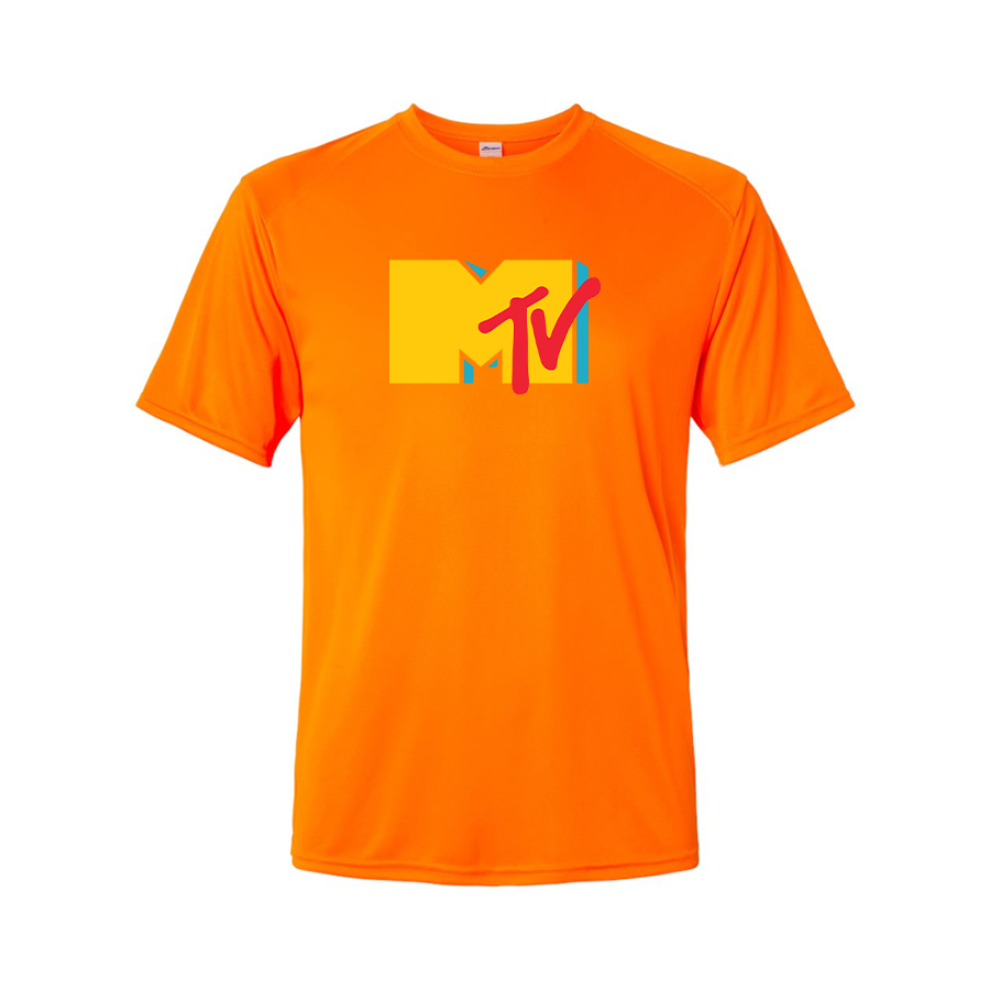 Men's MTV Logo Polyester T-Shirt