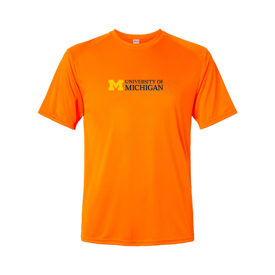 Men's University of Michigan Logo Polyester T-Shirt