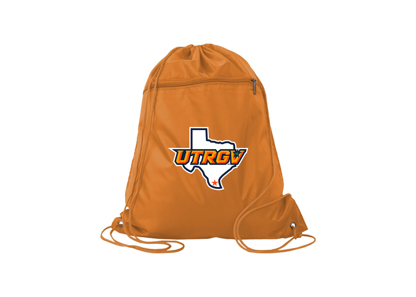 UTRGV Vaqueros Q-Tees - Polyester Cinchpack