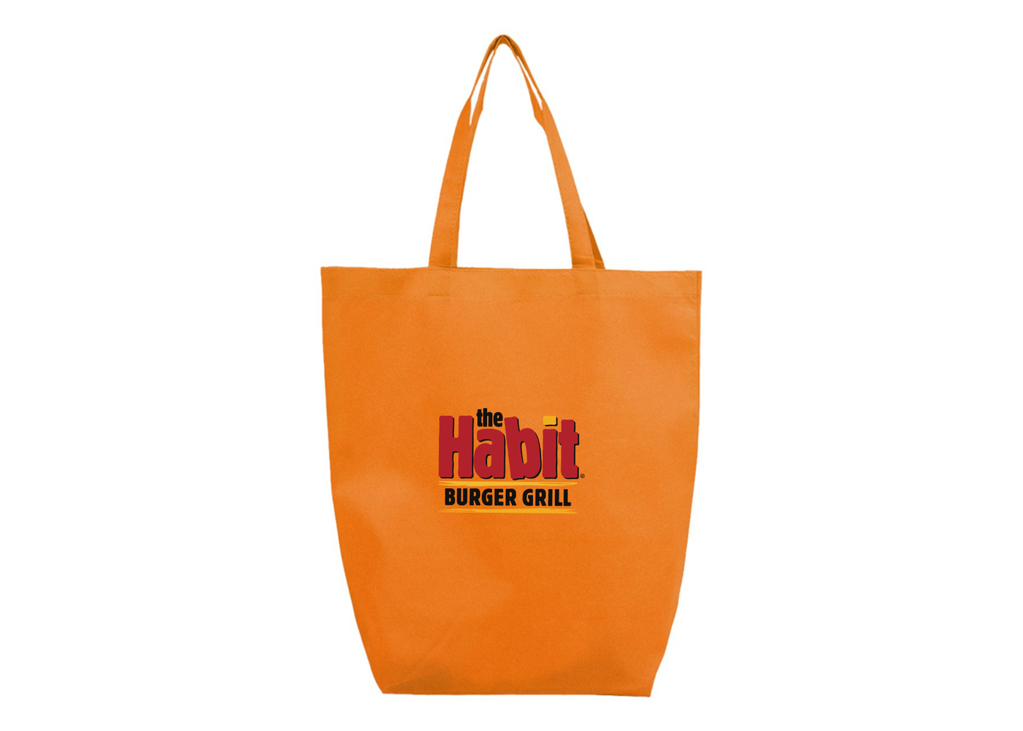 The Habit Burger Grill Q-Tees Non-Woven Gusset Bottom Tote