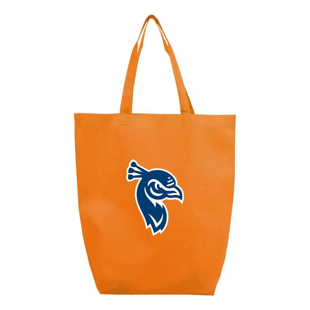 Saint Peters Peacocks Logo Q-Tees Non-Woven Gusset Bottom Tote