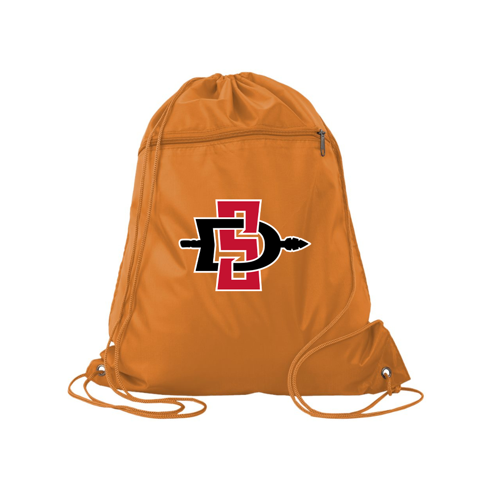 San Diego State Aztecs Logo Q-Tees - Polyester Cinchpack