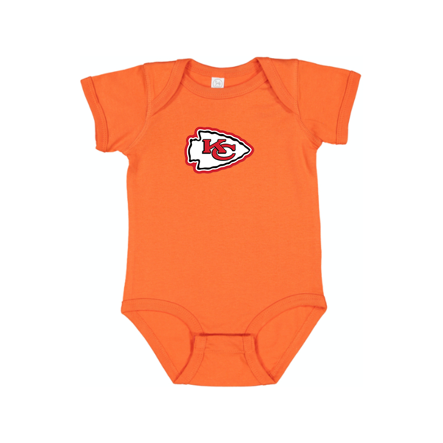 KC Chiefs Logo Baby Romper Onesie