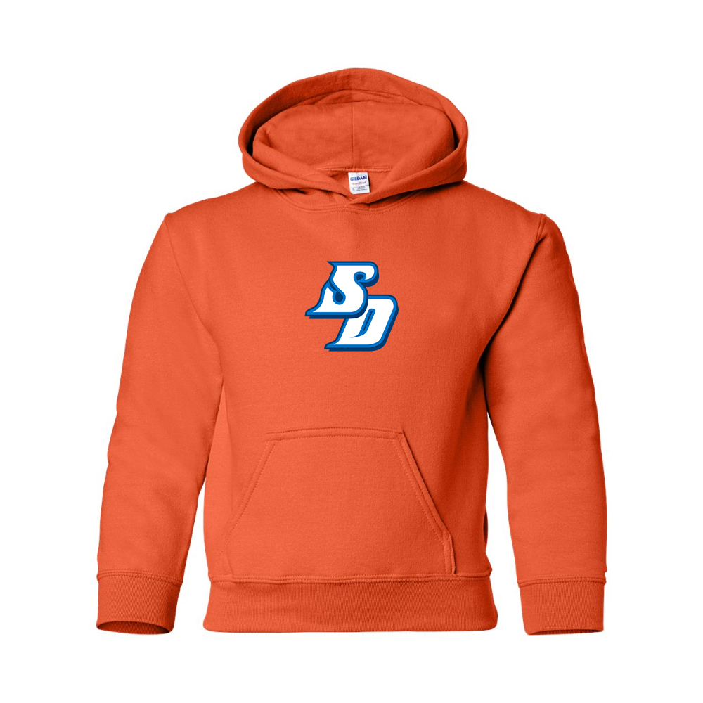 Youth San Diego Toreros Logo Gildan Heavy Blend  Hooded Sweatshirt