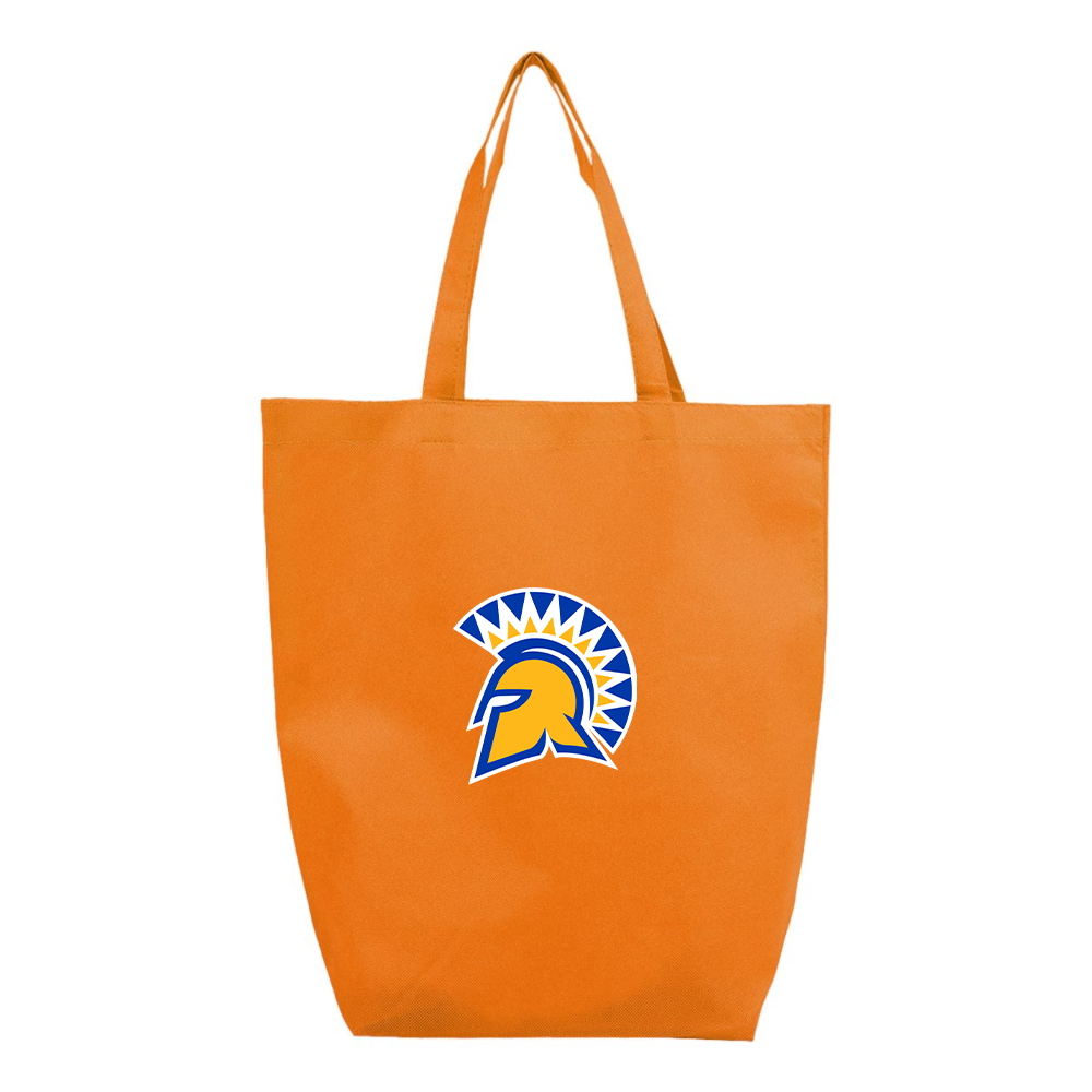 San Jose State Spartans Logo Q-Tees Non-Woven Gusset Bottom Tote