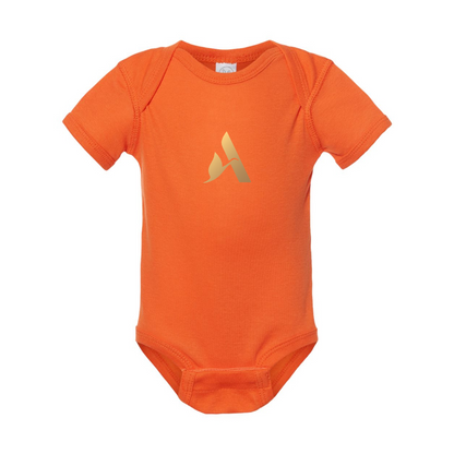 Accor Golden Logo Rabbit Skins Infant Baby Rib Bodysuit