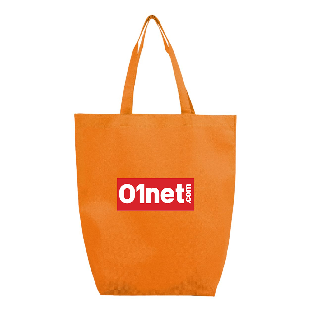 01net Logo Q-Tees Non-Woven Gusset Bottom Tote
