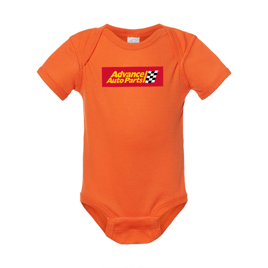 Advance Auto Parts Logo  Rabbit Skins Infant Baby Rib Bodysuit