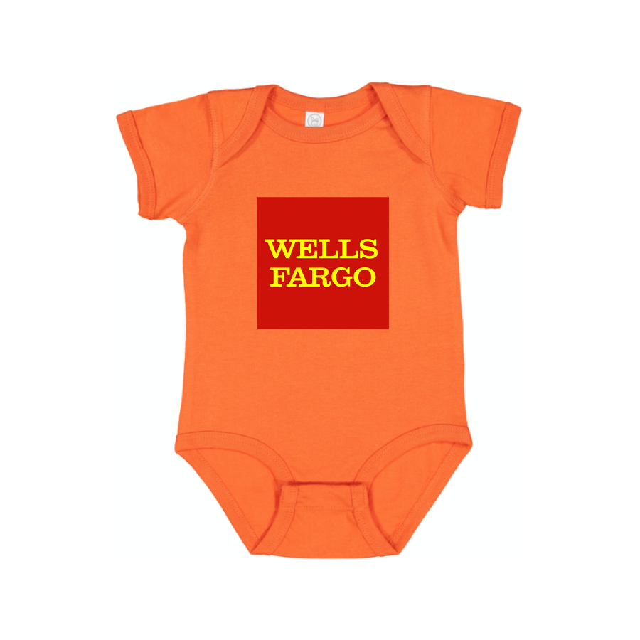 Wells Fargo Logo Baby Romper Onesie