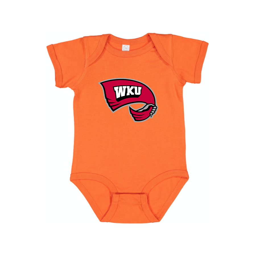Western Kentucky Hilltoppers Logo Baby Romper Onesie