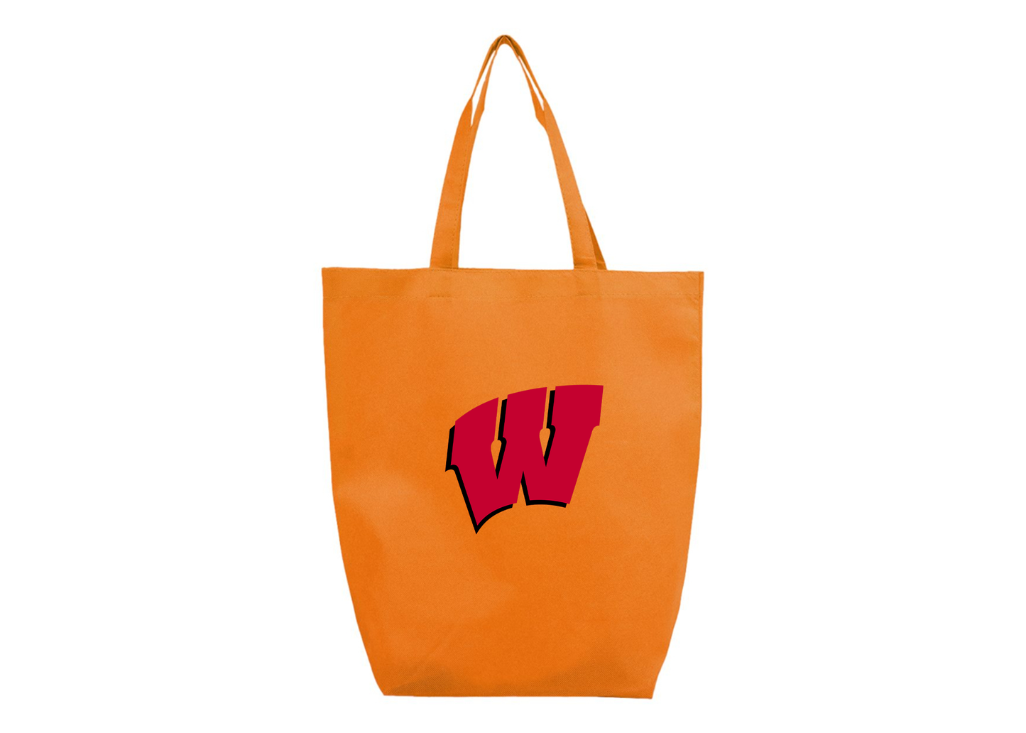 Wisconsin Badgers Q-Tees Non-Woven Gusset Bottom Tote