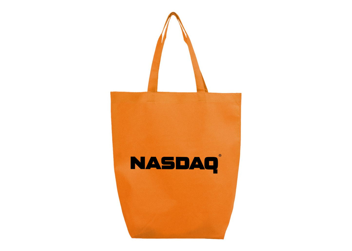 Nasdaq Logo Q-Tees Non-Woven Gusset Bottom Tote