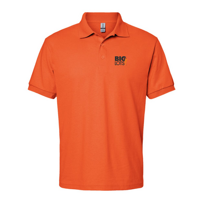 Men's Big Lots Logo Gildan Dry Blend Jersey Polo
