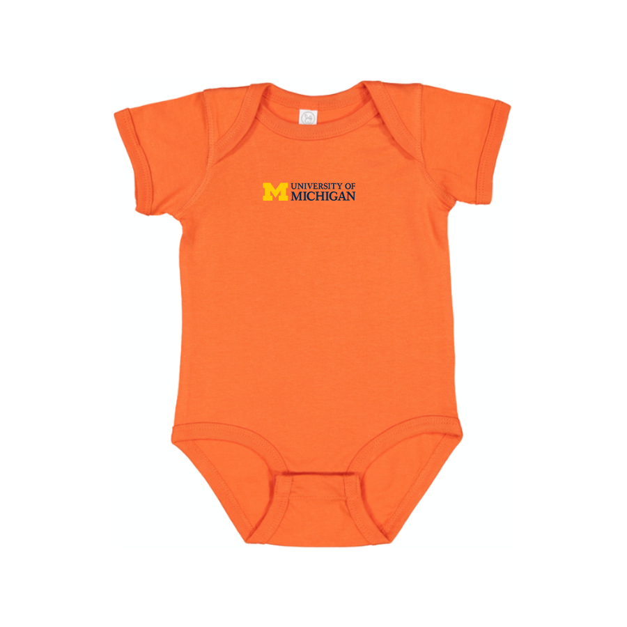 University of Michigan Logo Baby Romper Onesie