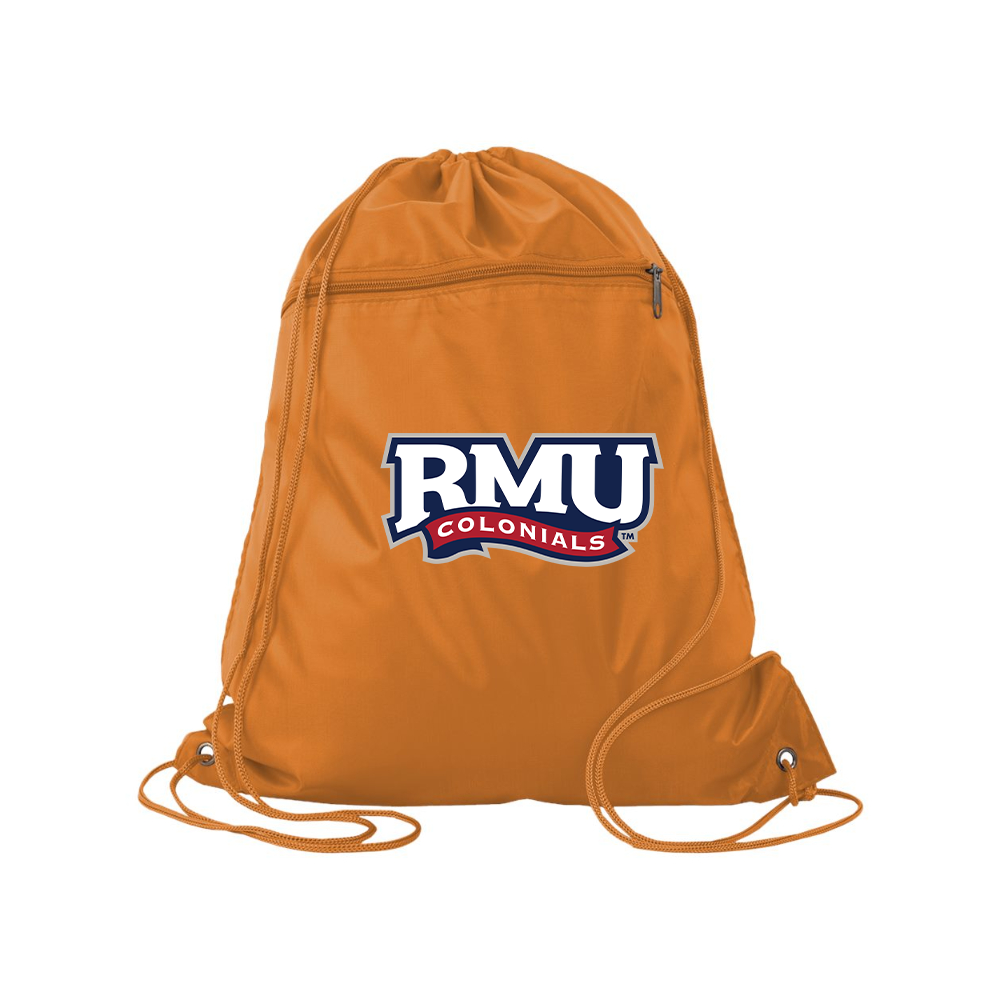 Robert Morris Colonials Logo Q-Tees - Polyester Cinchpack