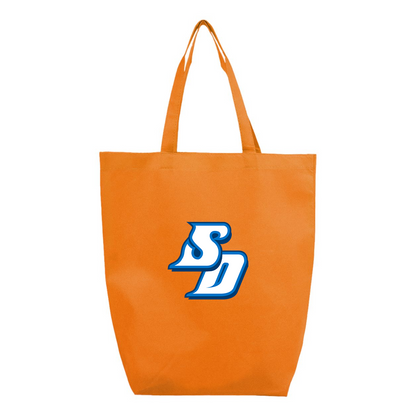 San Diego Toreros Logo Q-Tees Non-Woven Gusset Bottom Tote