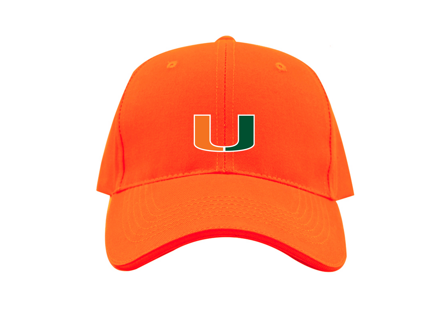 Miami Hurricanes Logo Dad Baseball Cap Hat
