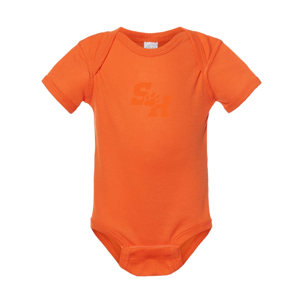 Sam Houston State Bearkats Logo Rabbit Skins Infant Baby Rib Bodysuit