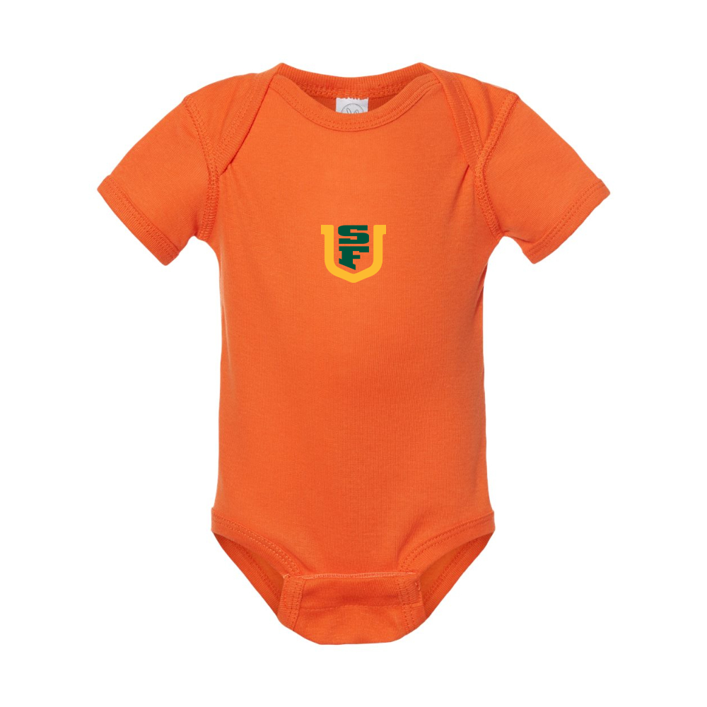 San Francisco Dons Logo Rabbit Skins Infant Baby Rib Bodysuit
