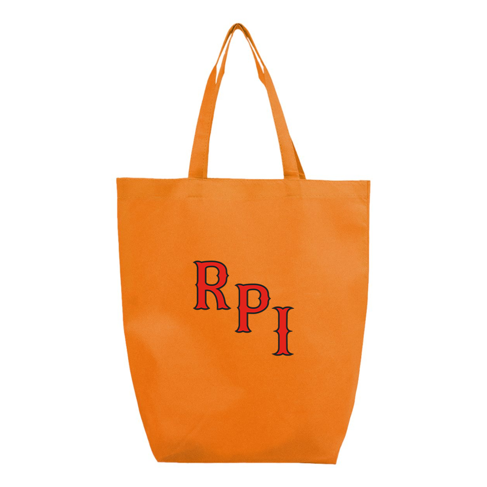 RPI Engineers Logo Q-Tees Non-Woven Gusset Bottom Tote