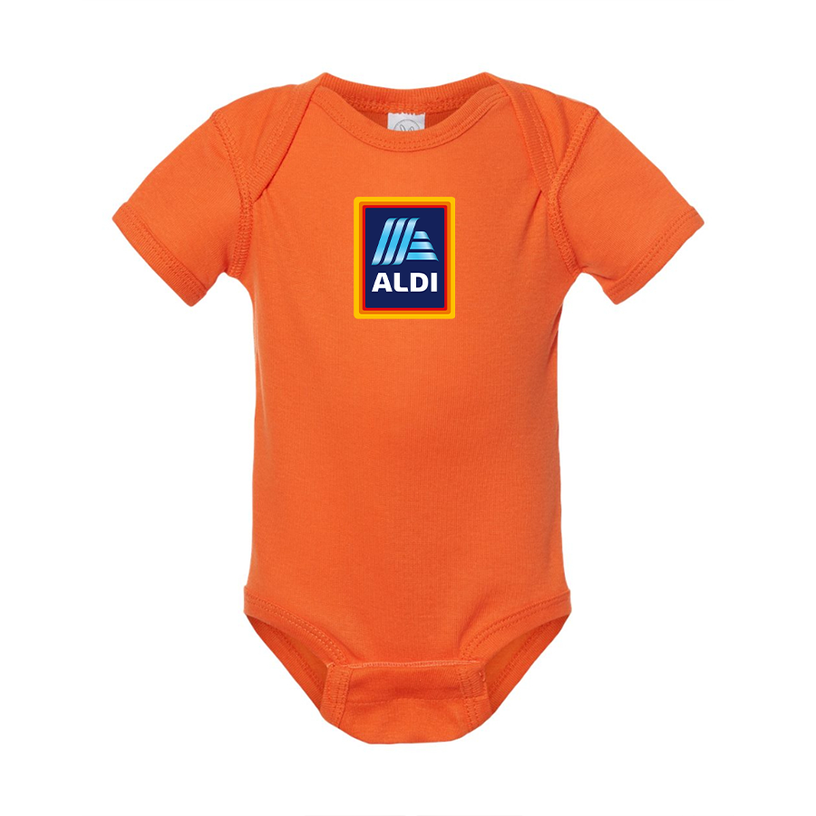 Aldi Logo Rabbit Skins Infant Baby Rib Bodysuit