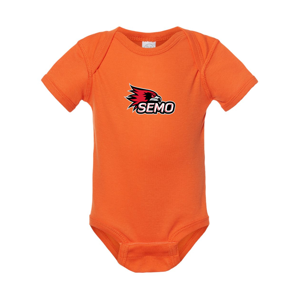 SEMO Redhawks Logo Rabbit Skins Infant Baby Rib Bodysuit