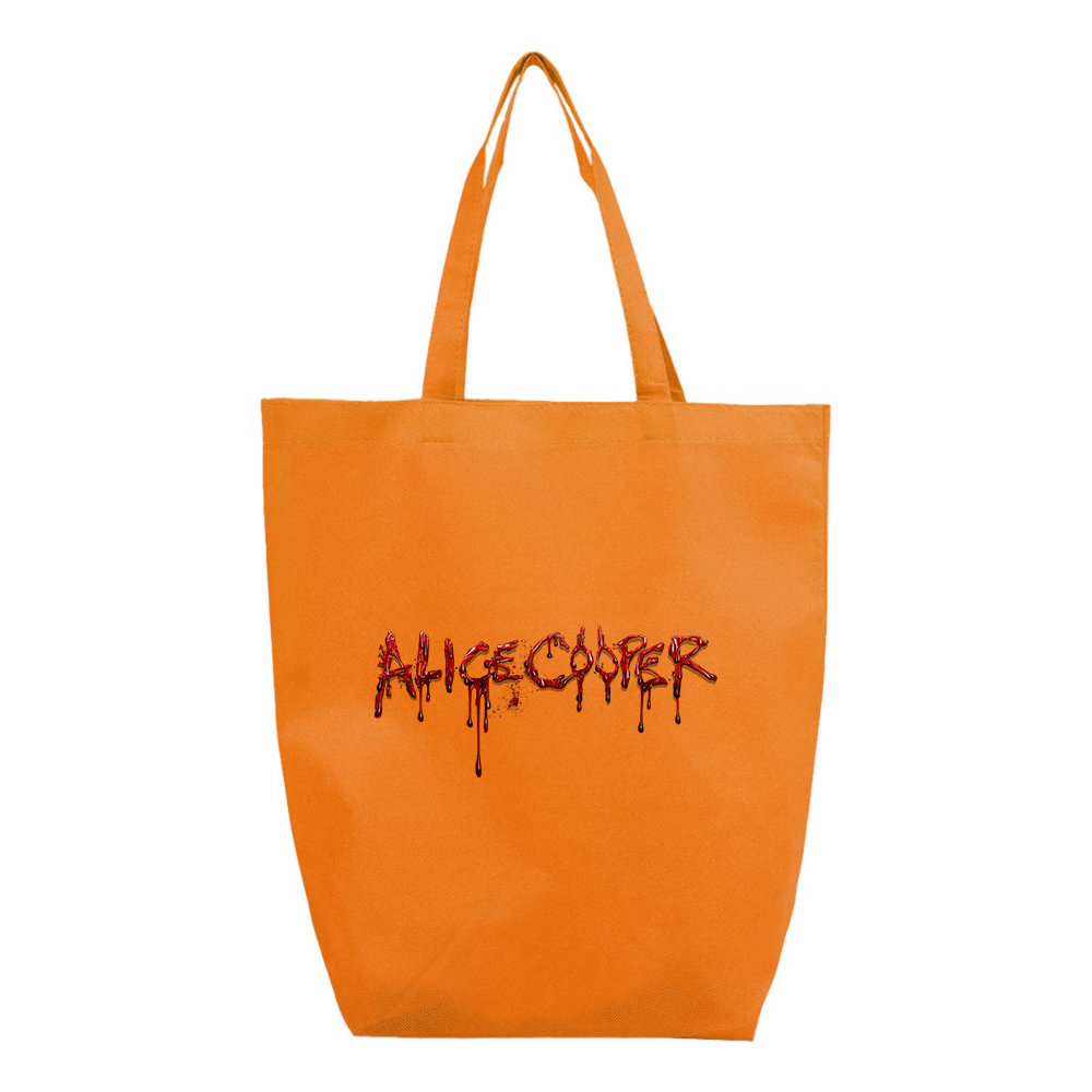 Alice Cooper Logo Q-Tees Non-Woven Gusset Bottom Tote