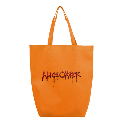 Alice Cooper Logo Q-Tees Non-Woven Gusset Bottom Tote