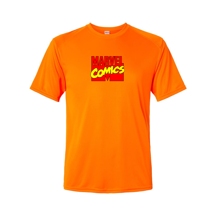 Men's Marvel Comics Logo Polyester T-Shirt