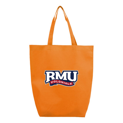 Robert Morris Colonials Logo Q-Tees Non-Woven Gusset Bottom Tote