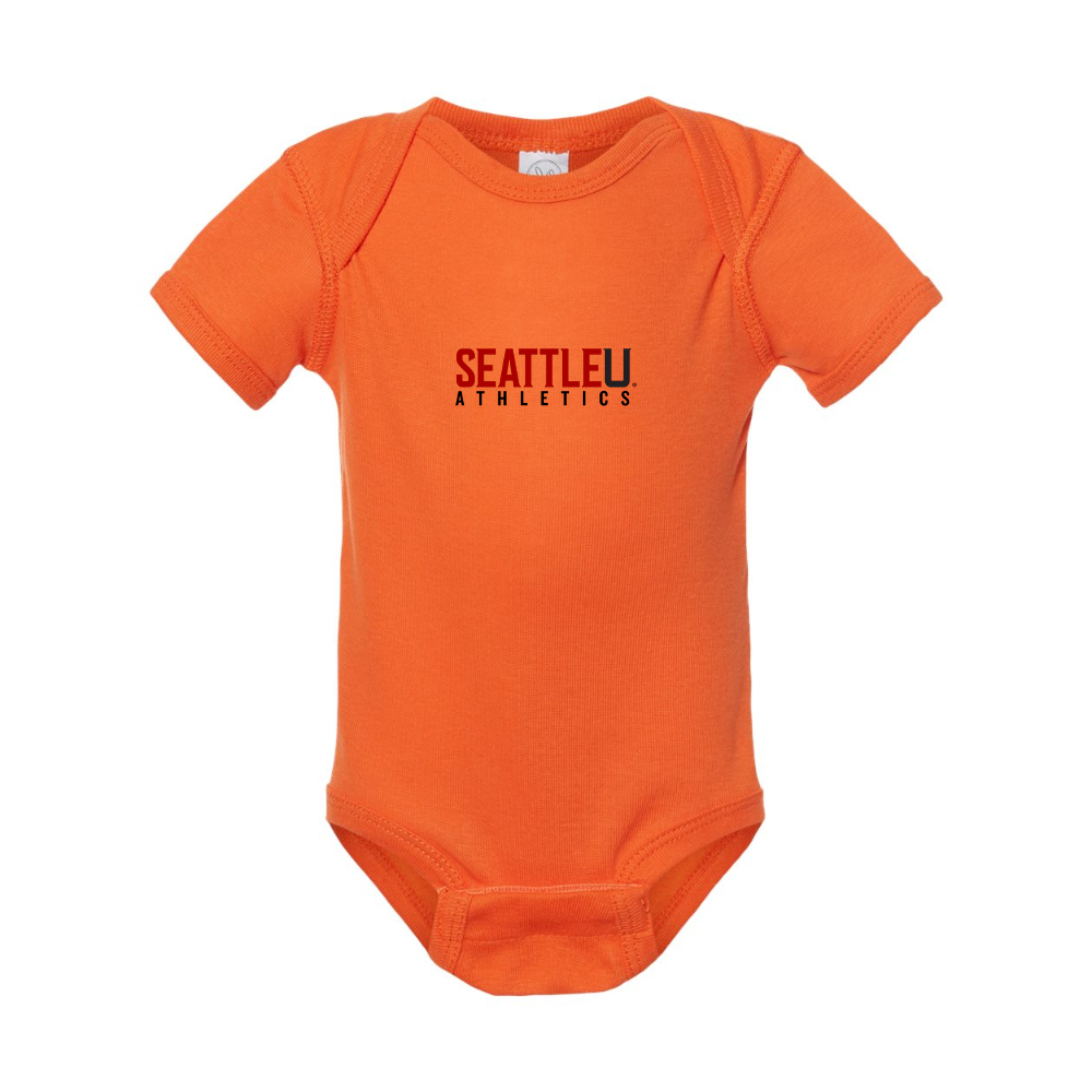 Seattle Redhawks Logo  Rabbit Skins Infant Baby Rib Bodysuit