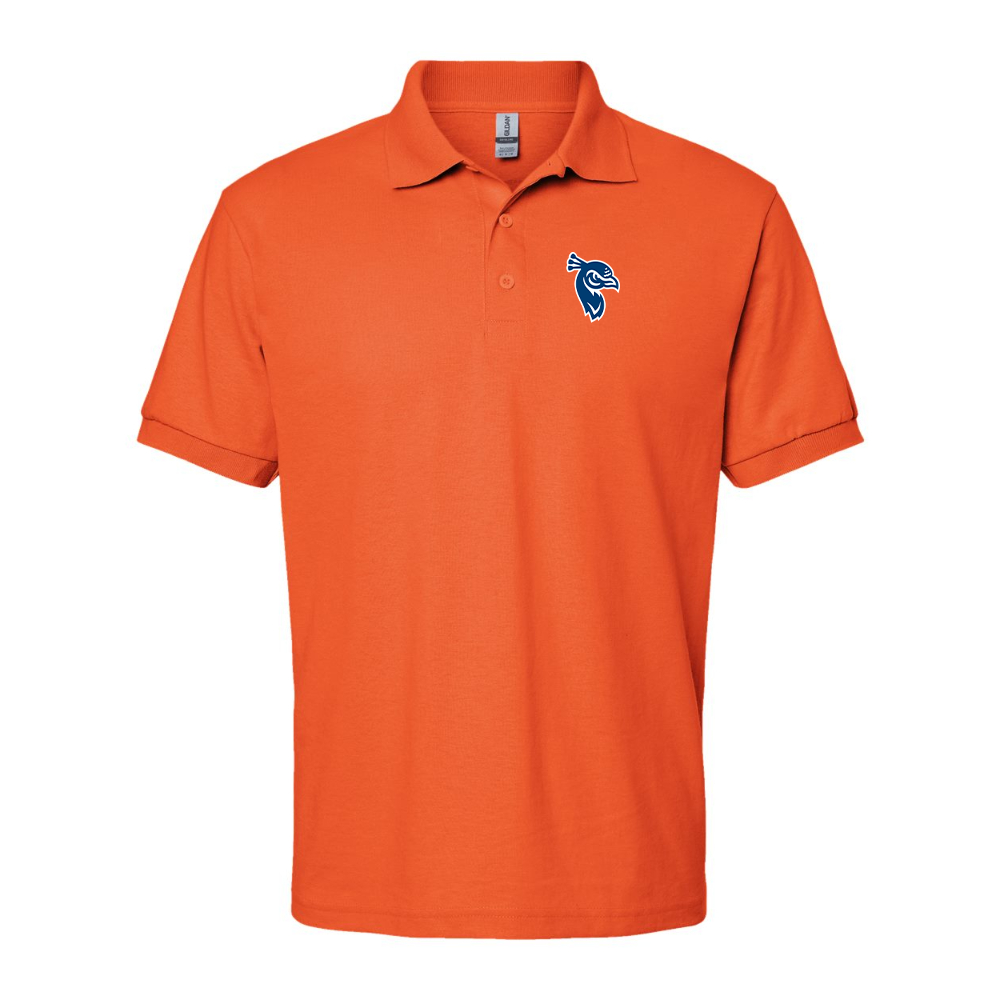 Men's Saint Peters Peacocks Logo Gildan Dry Blend Jersey Polo
