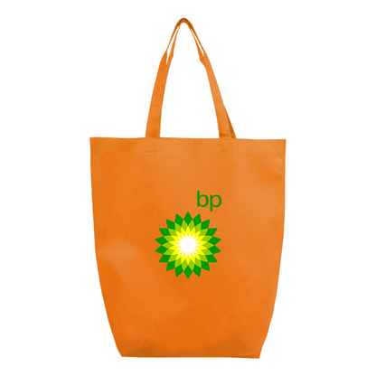 BP Oil Logo Q-Tees Non-Woven Gusset Bottom Tote