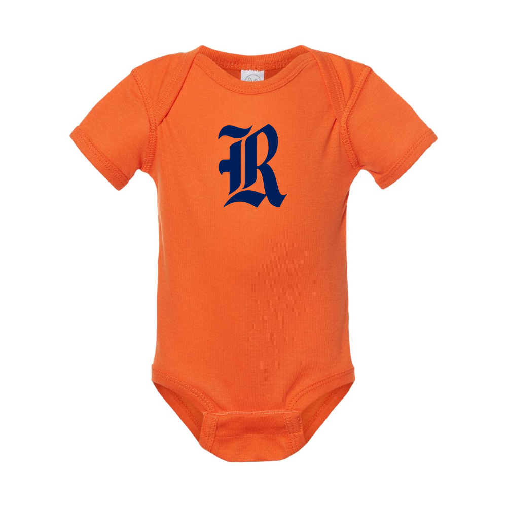 Rice Owls Logo Rabbit Skins Infant Baby Rib Bodysuit