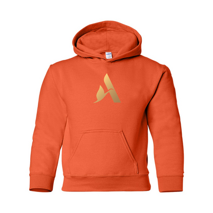 Youth Accor Golden Logo Gildan Heavy Blend  Hooded Sweatshirt