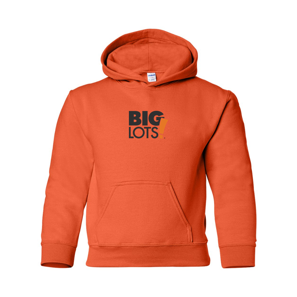 Youth Big Lots Logo Gildan Heavy Blend  Hooded Sweatshirt