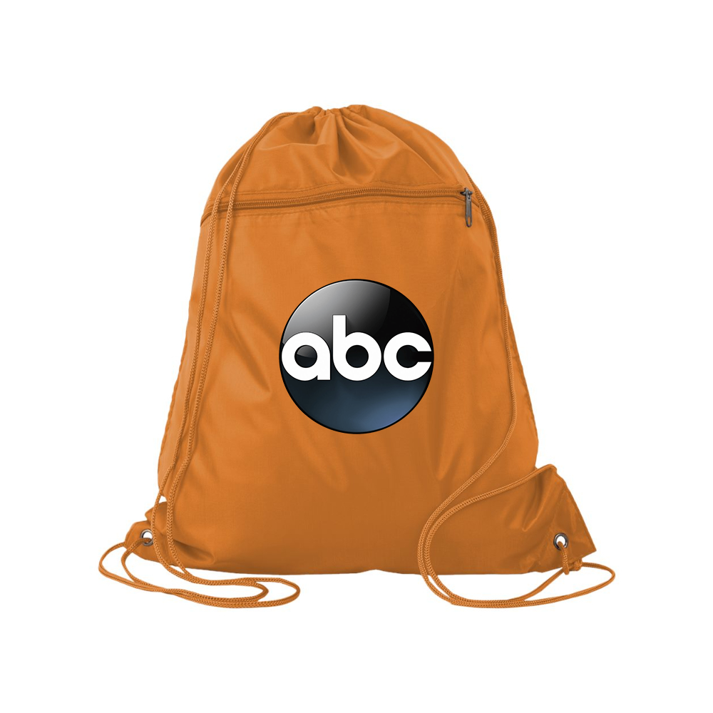 Abc Logo Q-Tees - Polyester Cinchpack