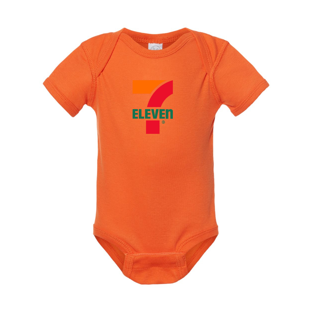 7 Eleven Logo  Rabbit Skins Infant Baby Rib Bodysuit