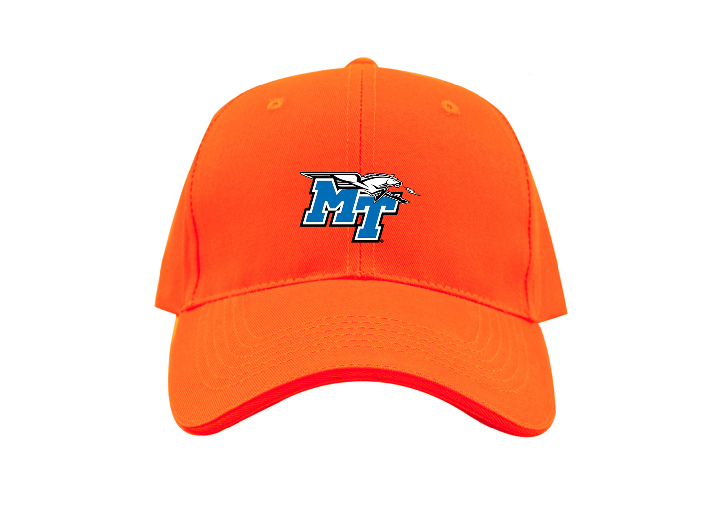 Middle Tennessee Blue Raiders Logo Dad Baseball Cap Hat