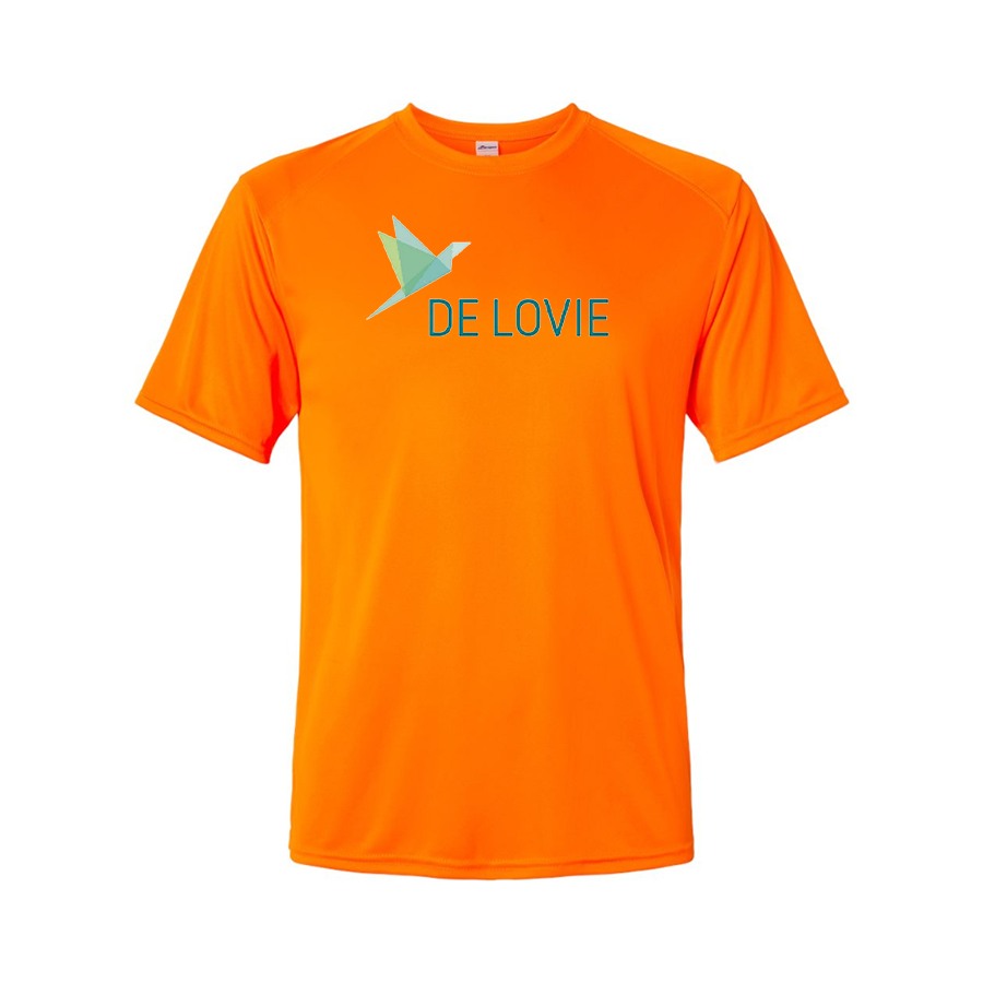 Men's De Lovie Logo Polyester T-Shirt