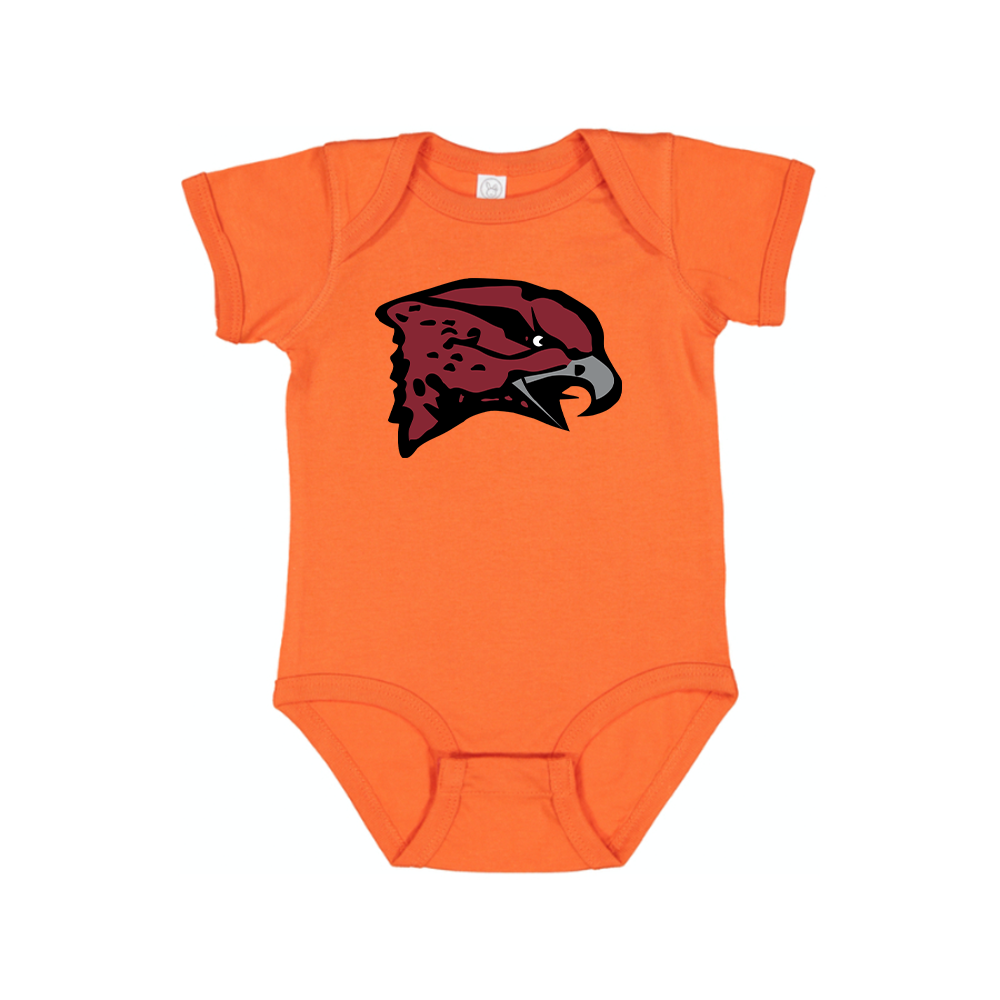 Maryland Eastern Shore Hawks Logo Baby Romper Onesie