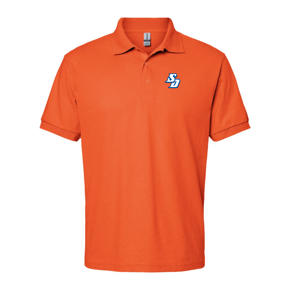 Men's San Diego Toreros Logo Gildan Dry Blend Jersey Polo