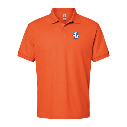 Men's San Diego Toreros Logo Gildan Dry Blend Jersey Polo