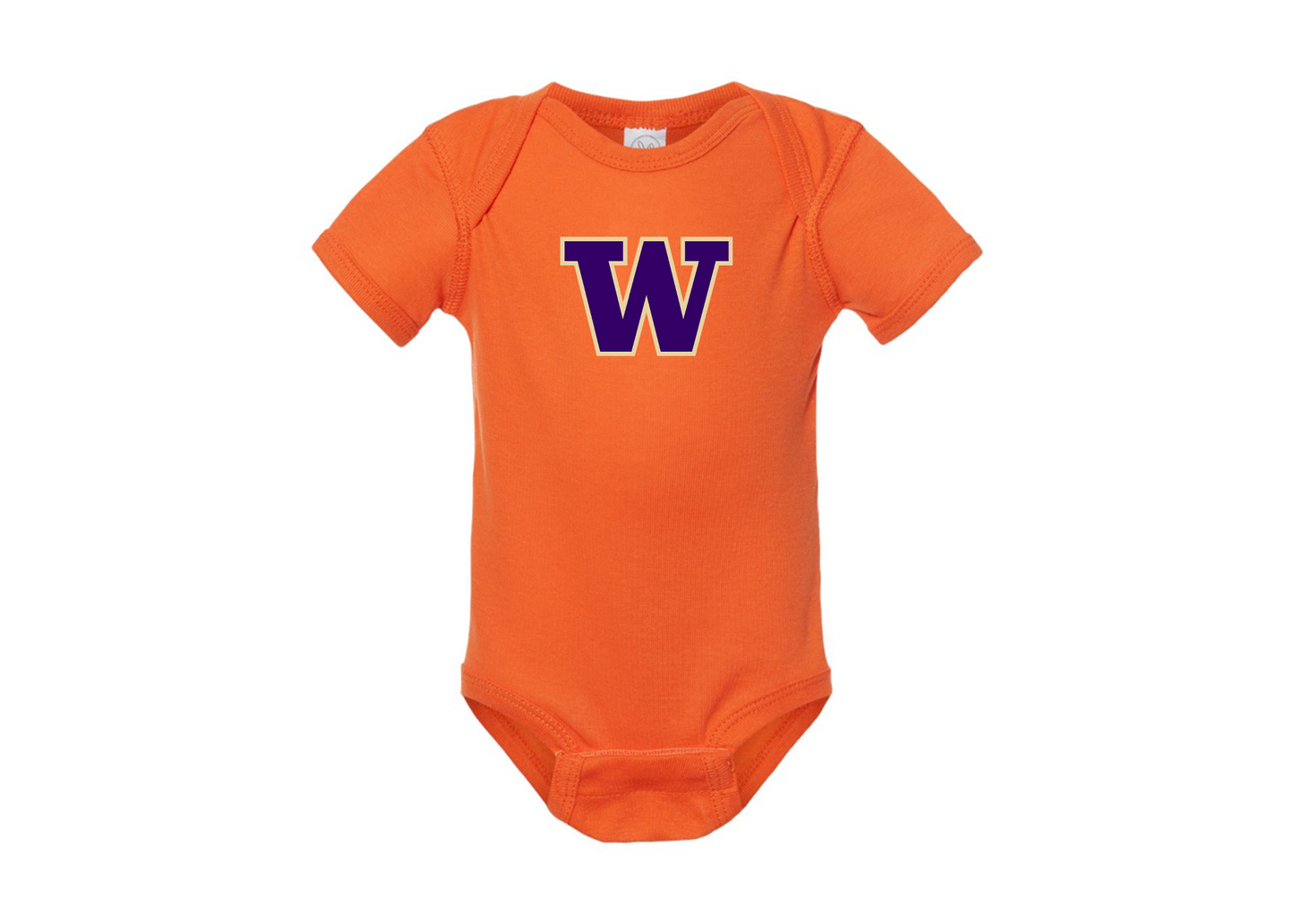 Washington Huskies Rabbit Skins Infant Baby Rib Bodysuit