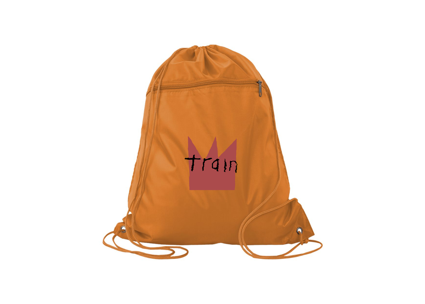 Train Q-Tees - Polyester Cinchpack