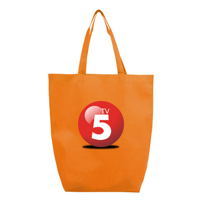 ABC TV5 Logo Q-Tees Non-Woven Gusset Bottom Tote