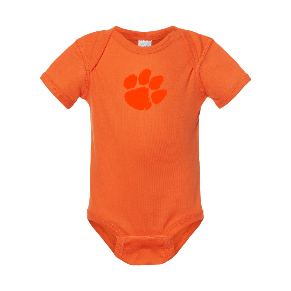 Clemson Tigers  Rabbit Skins Infant Baby Rib Bodysuit