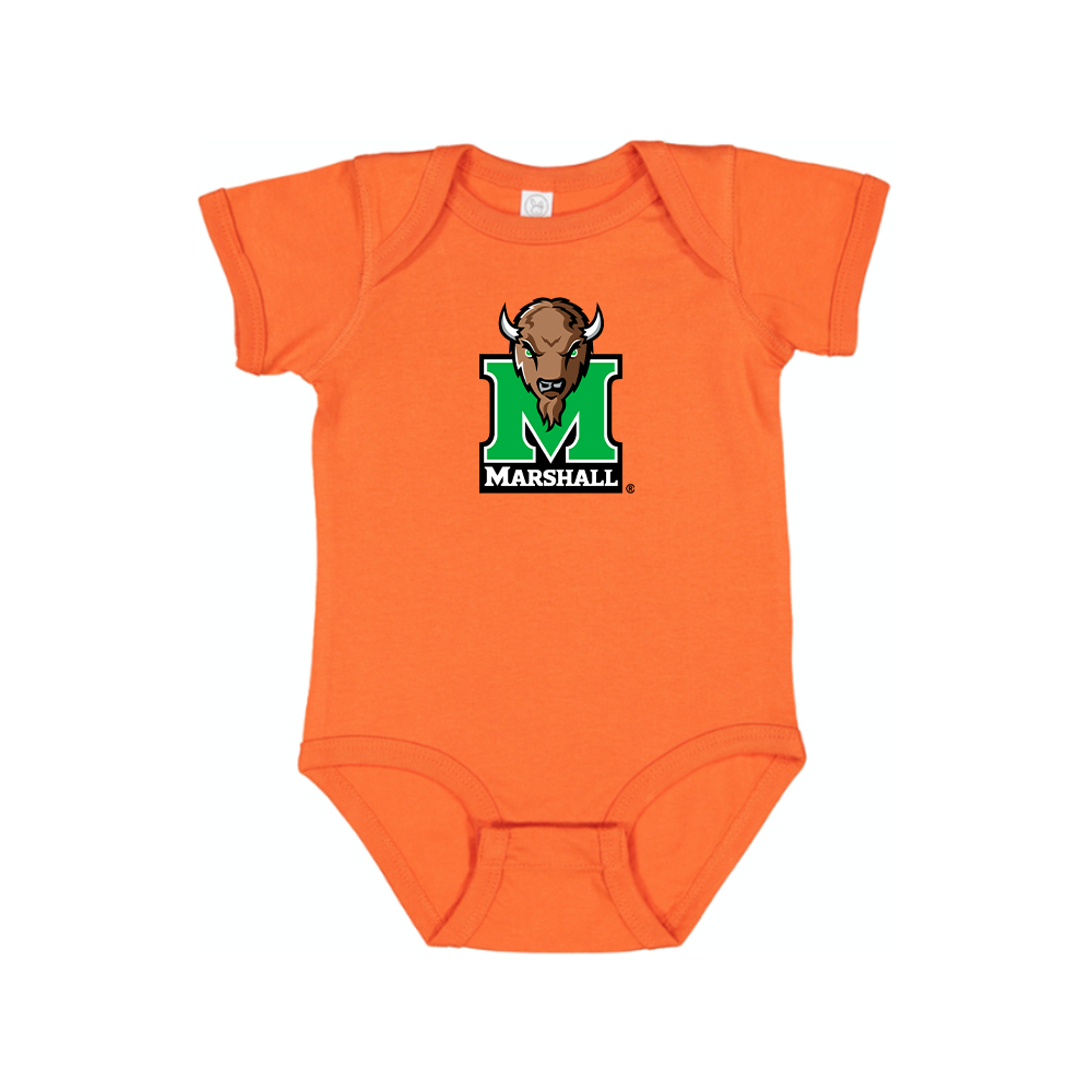 Marshall Thundering Herd Logo Baby Romper Onesie