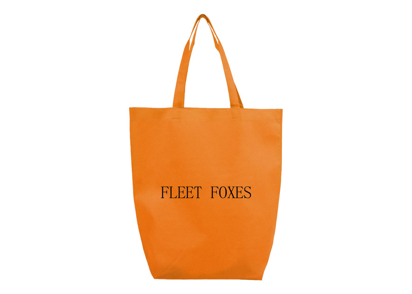Fleet Foxes Logo Q-Tees Non-Woven Gusset Bottom Tote