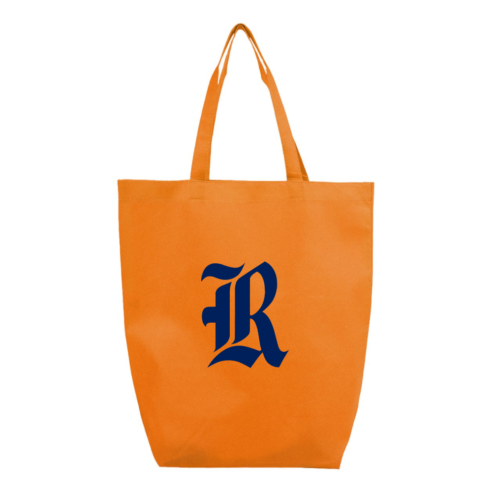 Rice Owls Logo Q-Tees Non-Woven Gusset Bottom Tote